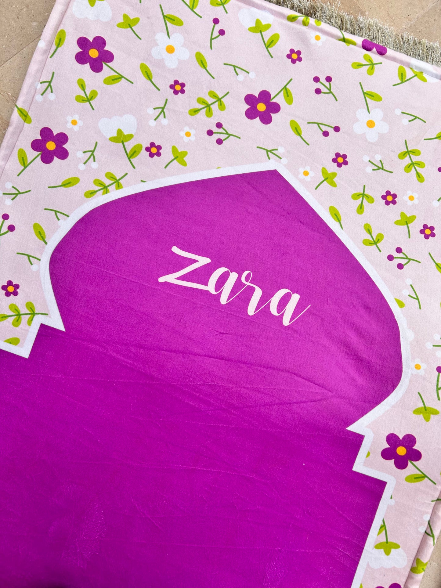 Kids Floral Prayer Mat